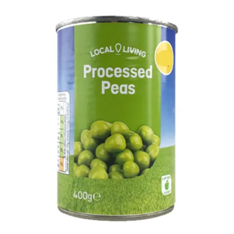 Local Living Processed Peas 400g