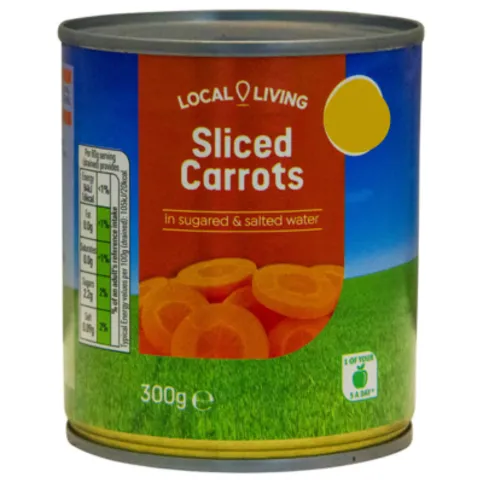 Local Living Sliced Carrots 300g