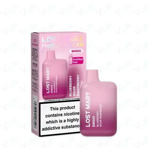 Lost Mary BM600 Prefilled Pod Kit - Blueberry Sour Raspberry