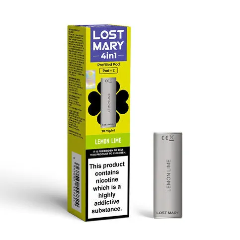 Lost Mary 4 in 1 Lemon Lime 2x ( PODS ONLY)
