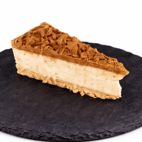 Lotus Biscoff Cheesecake Slice