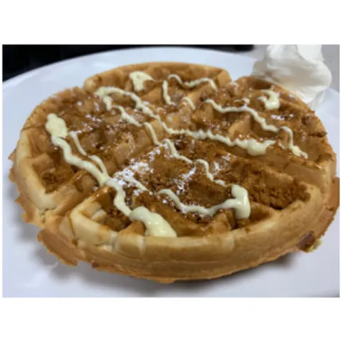 Lotus Biscoff Waffle & Ice Cream