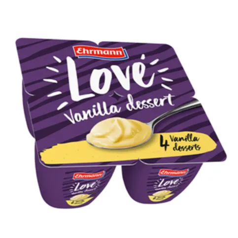 Love Vanilla Dessert 100g x 4 Pack