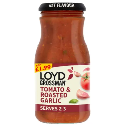 Loyd Grossman Tomato & Roasted Garlic 350g