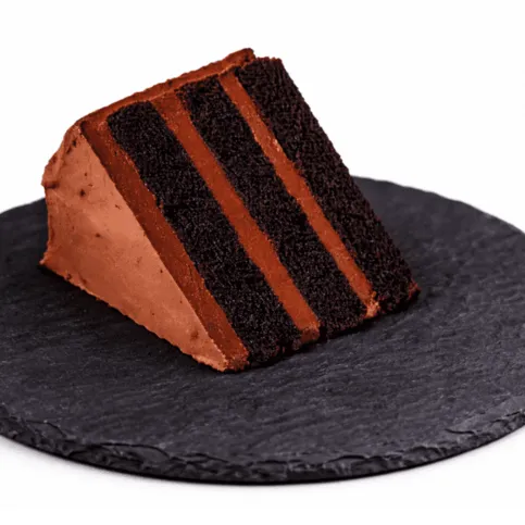 Luxury Chocolate Fudge Cake Slice