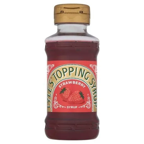 Lyle's Topping Syrup Strawberry 325g - Baking Products