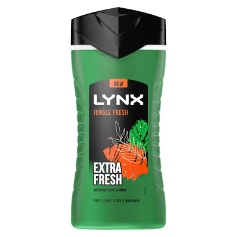 Lynx 3-in-1 Body Wash Jungle Fresh 225ml