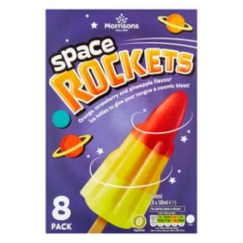 Morrisons Rocket Ice Lollies 8 Pack