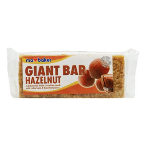 Ma Baker Giant Nut Bar Hazelnut 90g