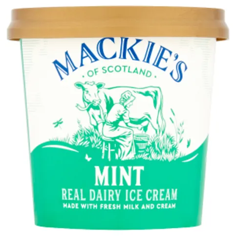 Mackie' of Scotland Mint Real Dairy Ice Cream 120ml