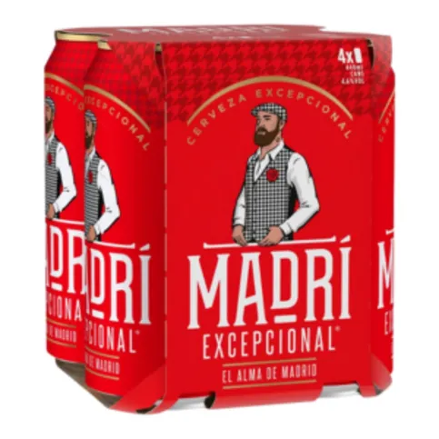 Madri Excepcional Lager 4 x 440ml