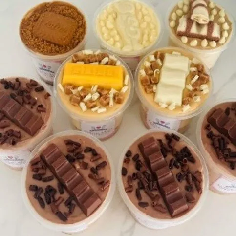 Galaxy Caramel Cheesecake