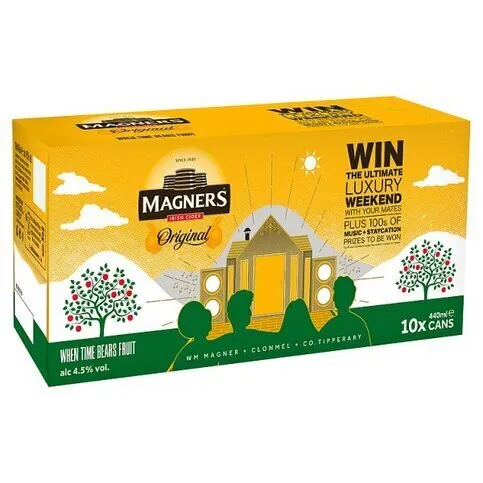 MAGNERS ORIGINAL 4.5% ABV 10PK CANS (10X440ML)