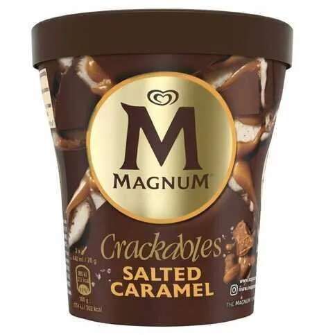 Magnum Dbl Salted Car Tub 440ml