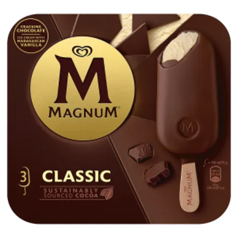 Magnum  Ice Cream Sticks Classic 3 x 100 ml