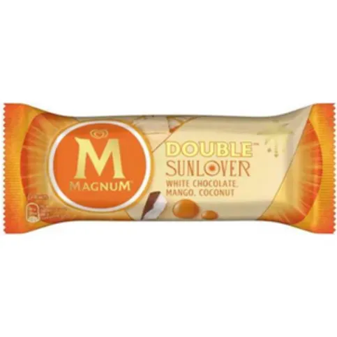 Magnum Double Sunlover White Chocolate, Mango, Coconut 85ml