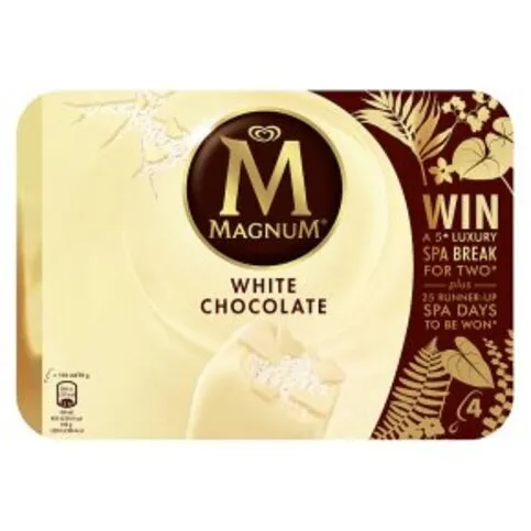 Magnum White Chocolate 3pack 
