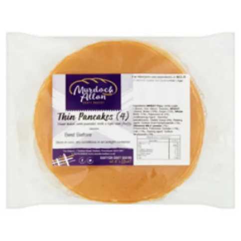Murdoch Allan Craft Bakery 4 Thin Pancakes