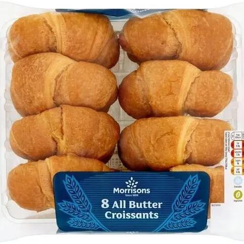 Morrisons All Butter Croissant 8 Pack