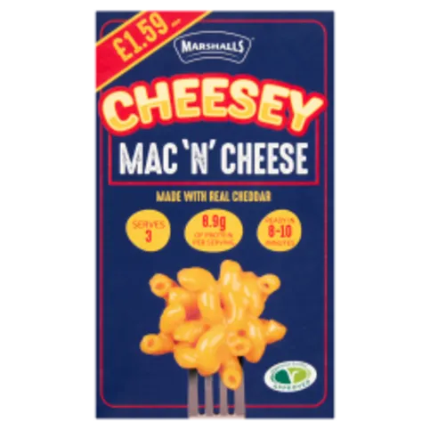 MARSHALLS CHEESEY MAC PM£1.59 190G