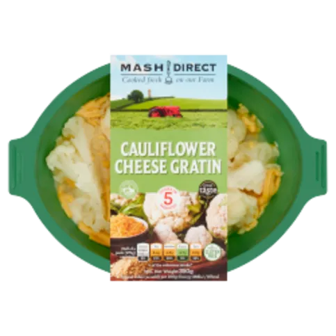 CHILLED: MASH DIRECT CAULIFLOWER CHEESE GRATIN 3