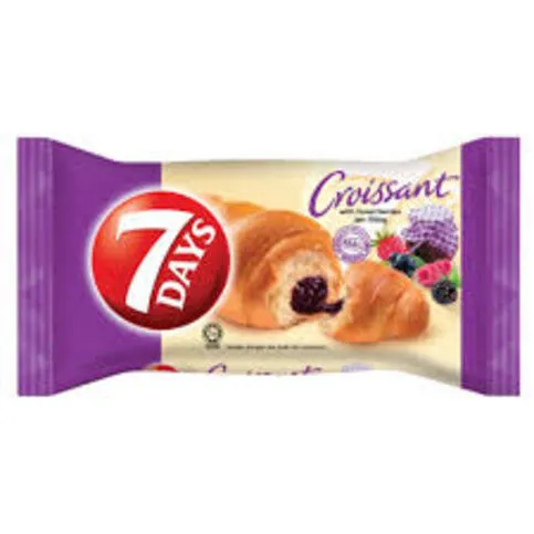 max croissant with forest fruit filling
