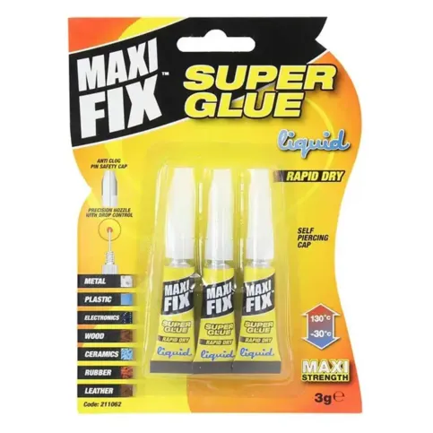 Maxifix 3 x 3g Precision Superglue