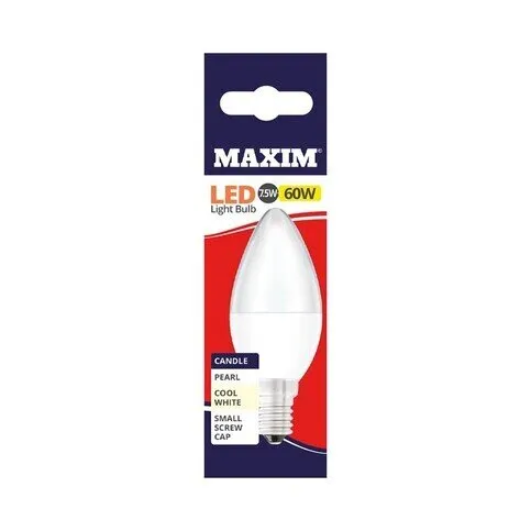 Maxim Led Candle Cw 60w Ses