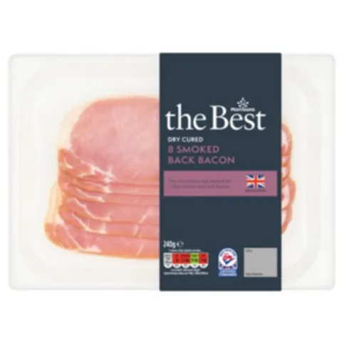 Morrisons  Best Smoked Back Bacon 240g
