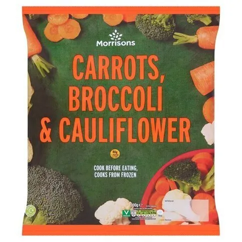M Carrots Broccoli & Cauliflower 800g (Frozen)