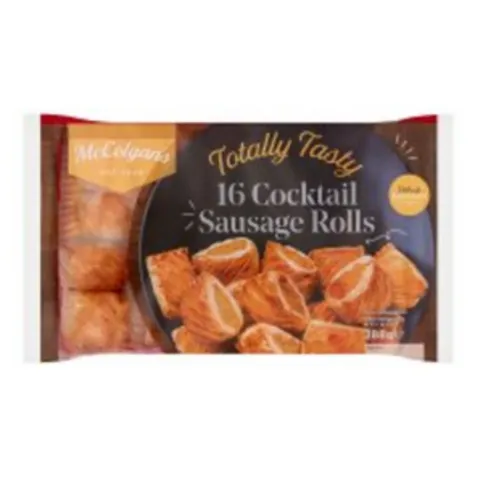 McColgans Cocktail Sausage Rolls 16 Pack