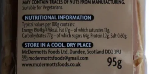 McDermotts Scottish Butter Tablet