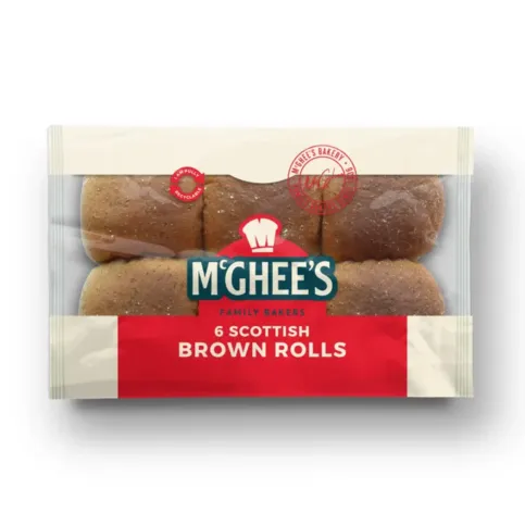 MCGHEES 6 SCOTTISH BROWN ROLLS (6PK)