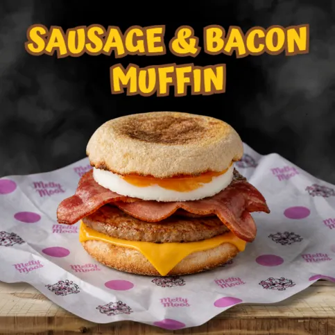 McMelly's Sausage & Bacon Muffin