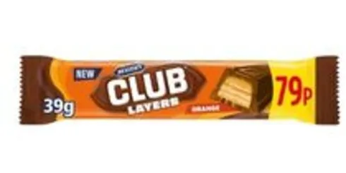 McVitie's Club Layers Orange 39g