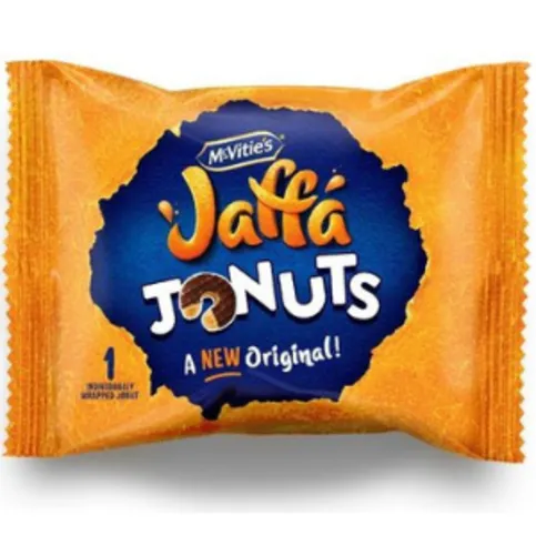 McVitie's Jaffa Cakes Jaffa Jonuts Biscuits Single Serve Pack