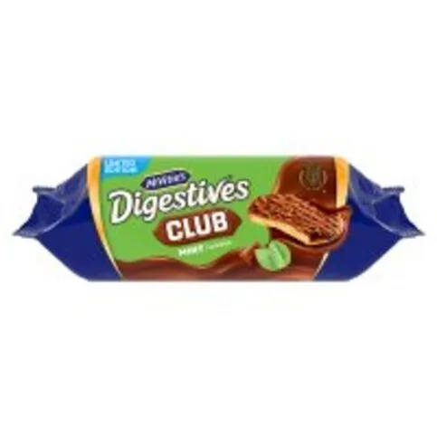 McVitie's Digestives Club Mint Flavour 266g