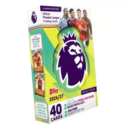 MEGA TIN 3 - Topps Premier League 26/26 (40 cards)