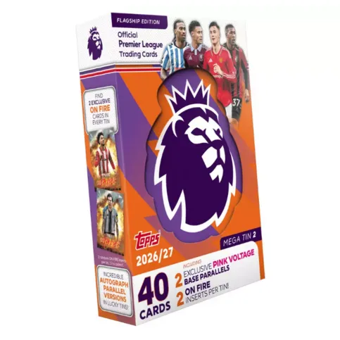 MEGA TIN 2 - Topps Premier League 26/26 (40 cards)