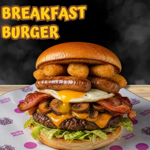Mellys Breakfast Burger
