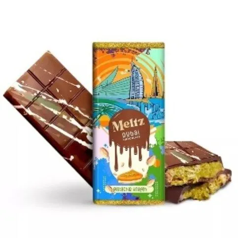 Meltz Dubai Chocolate - Ganduja Knafeh