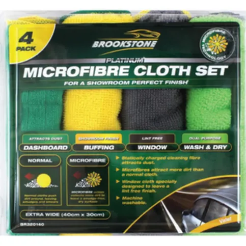 Micro Fibre Cloth Set 4 Pack
