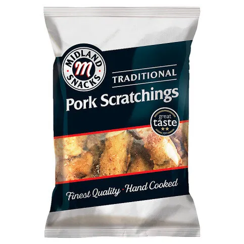 Midland Snacks Traditional Pork Scratchings 70g