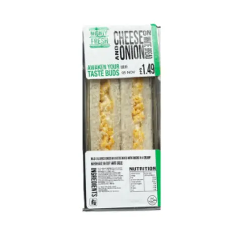 Mighty Fresh Cheese & Onion Sandwich