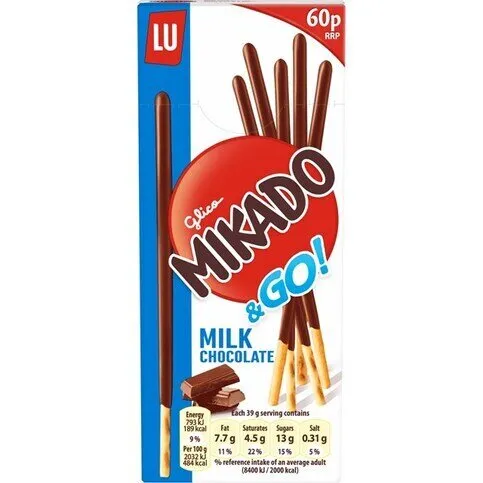 Mikado Milk Chocolate Biscuits 39g
