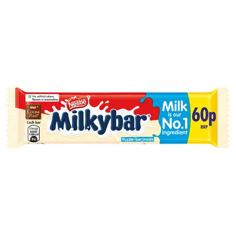 Milkybar White Chocolate Medium Bar 25g