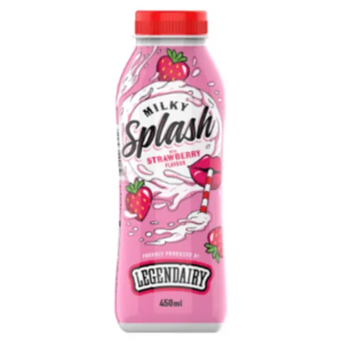 Milky Splash Strawberry Flavour 450ml