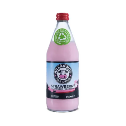 Millar Moo Strawberry Milk 500ml