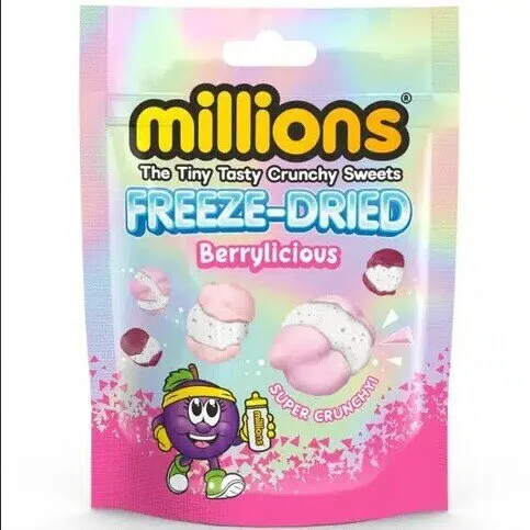 Millions Freeze Dried Berrylocious 50g