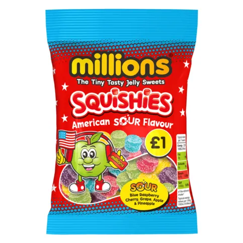 Millions Squishies American Sour 100g